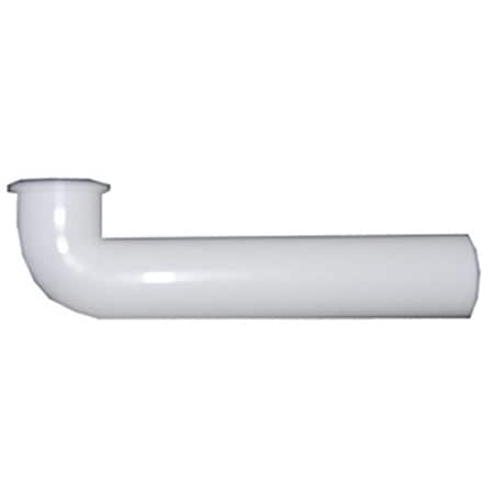 Larsen Supply Co 03-4249 PVC Flanged Long Ell- White - 1.5 x 7 in. 661183